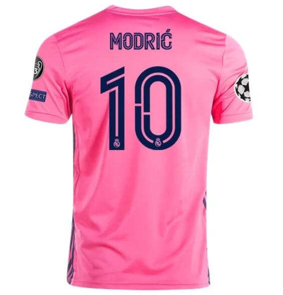 Real Madrid Away Kit Soccer Jersey LUKA MODRIĆ #10 2020/21